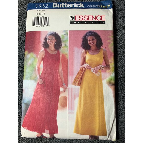 Butterick Misses Dress Sewing Pattern sz 8-12 5532 - uncut - Picture 11 of 11
